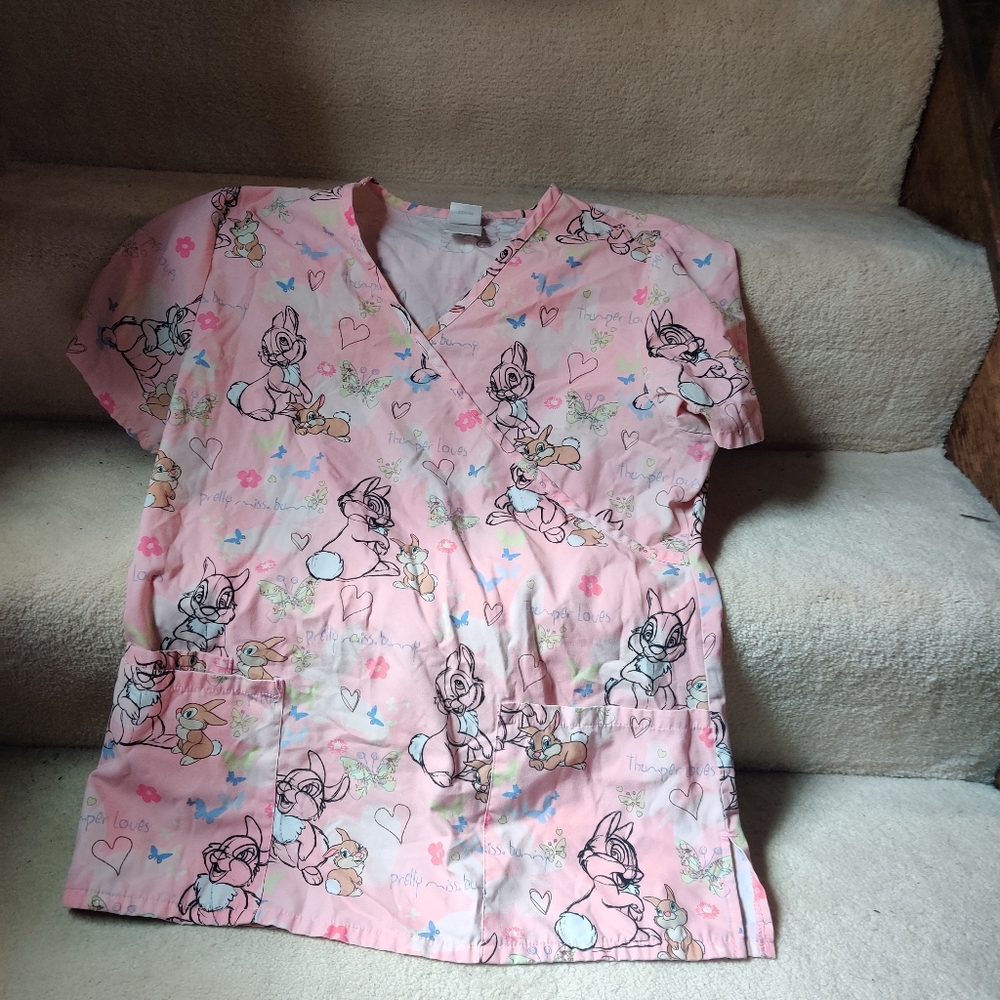 Thumper scrub top size small
